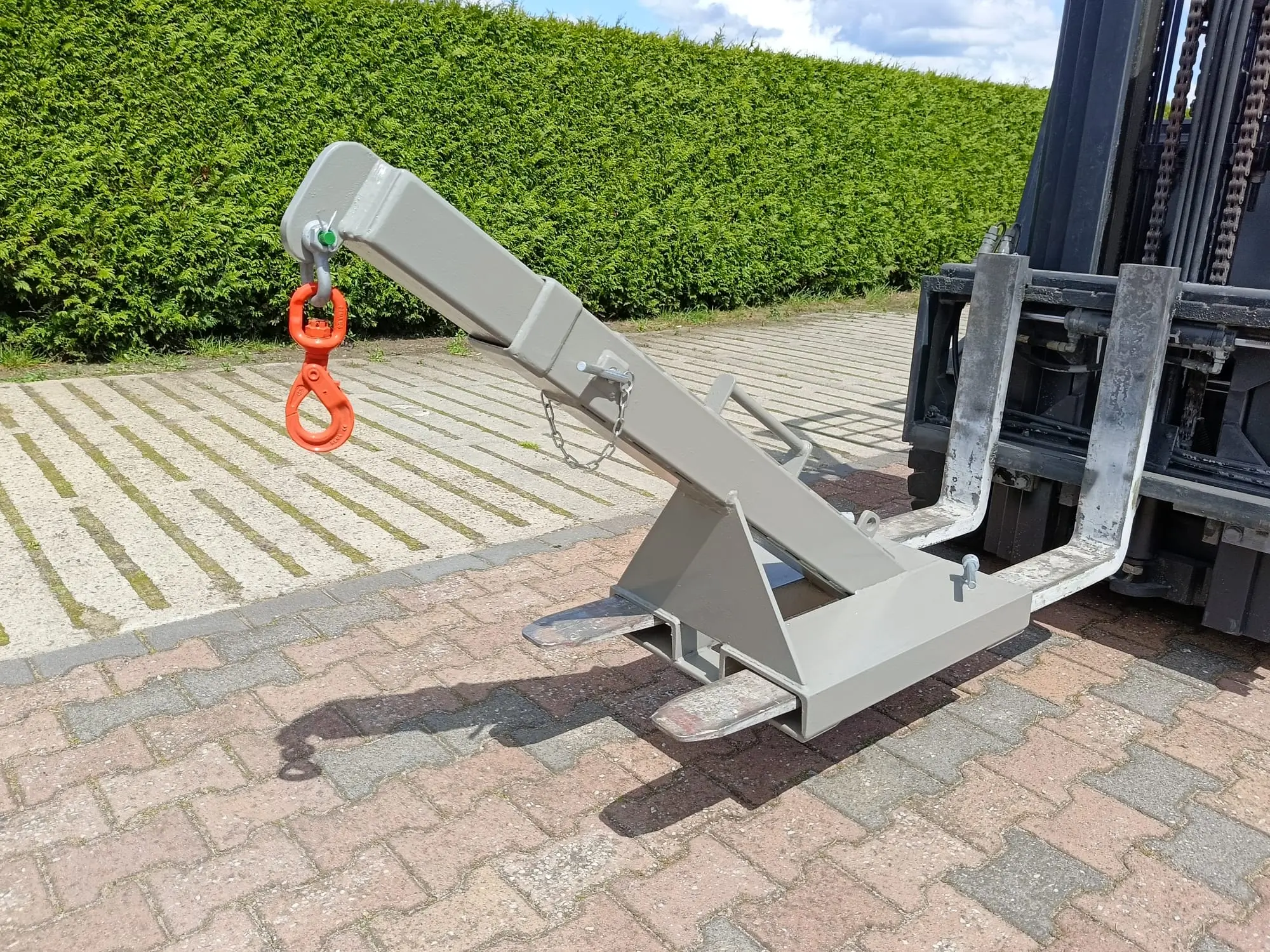 Hijsjib kraanarm voor vorkheftruck 1000KG
