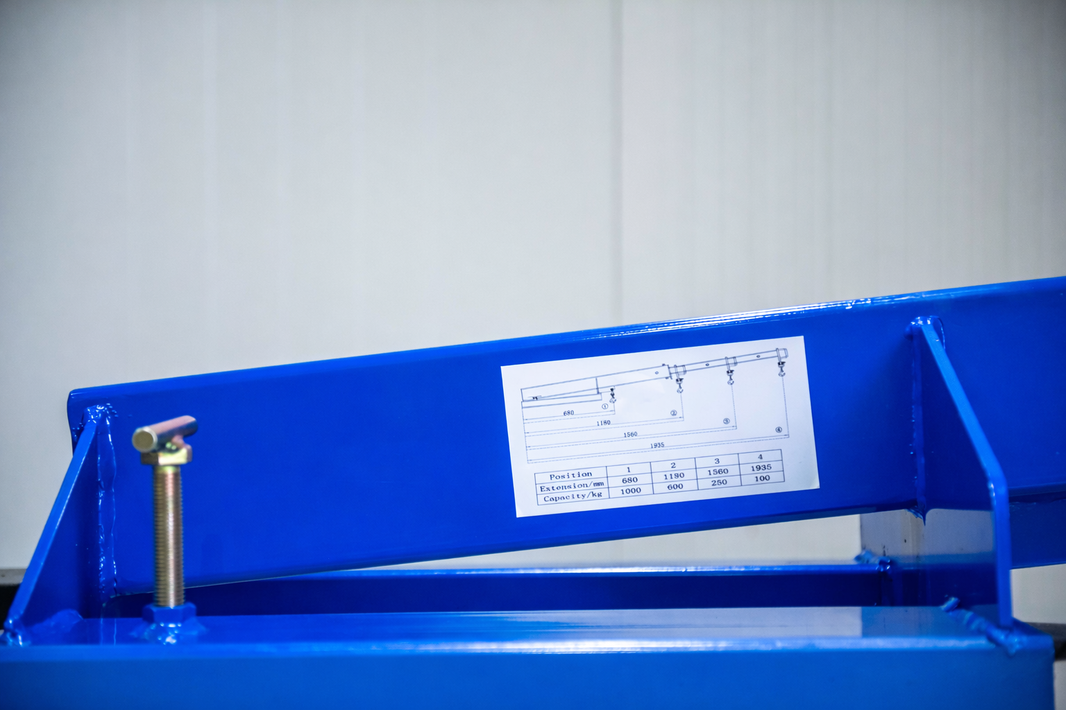 Hijsjib kraanarm voor vorkheftruck 1000KG - Afbeelding 5