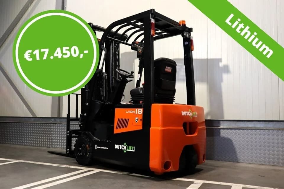 Vebrion altijd vooruit betrouwbare machine heftruck hoogwerker pompwagen stapelaar Dutchlift CDP18TVL 4