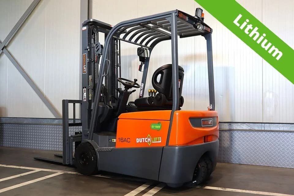 Vebrion altijd vooruit betrouwbare machine heftruck hoogwerker pompwagen stapelaar Dutchlift CPD 16-Li 1