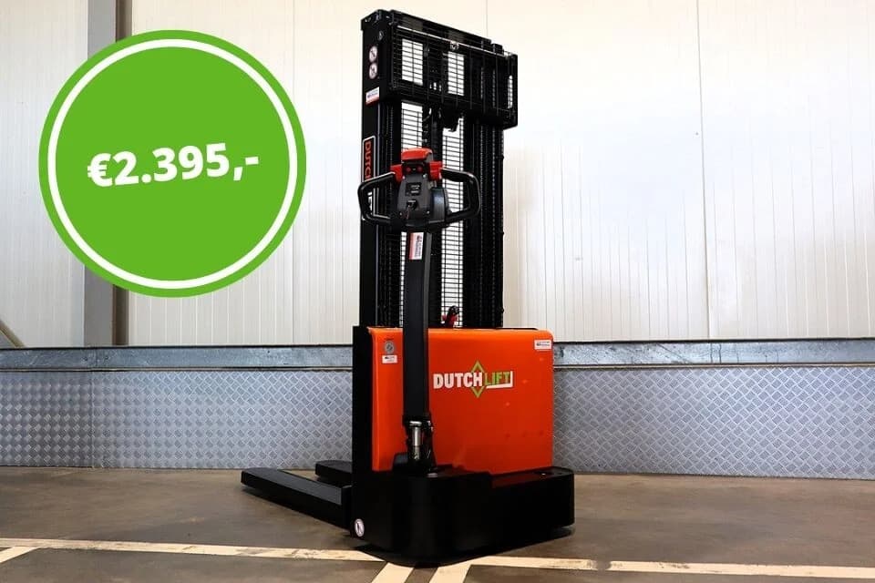 Vebrion altijd vooruit betrouwbare machine heftruck hoogwerker pompwagen stapelaar Dutchlift DL WS 15 B 1